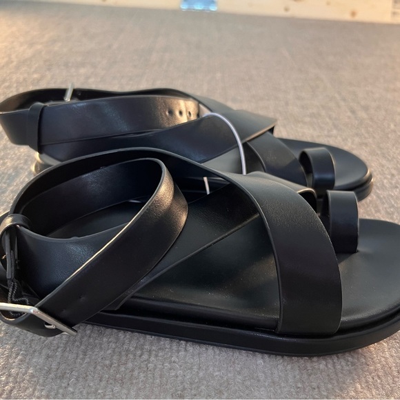 Universal Thread Black Strappy Sandals - Picture 2 of 4